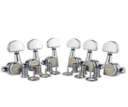 Afinadores de travamento de guitarra Guyker, 6 unidades 1:21 para LP SG Style Chrome