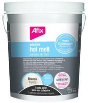AFIX - Colas granuladas HOT MELT - 1824 "BRANCO" Balde 2,5 kg