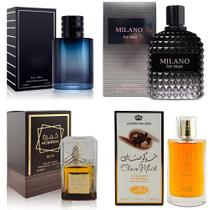 AFLUXE Conjunto de 4 Colônias Masculinas 100 ml cada