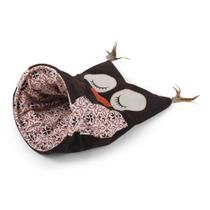 Afp vintage cat - owl cat sack - marrom