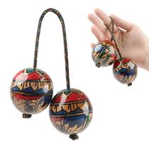 African Rhythm Double Balls Shaker GOGHOST Aslatua Rhythm
