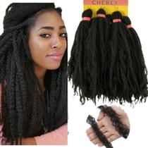 Afro Twist Braids Cherey Cabelo Black Cacheado Dread 400gr - bbless