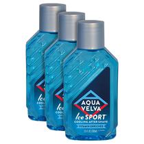 After Shave Aqua Velva Ice Sport Refrescante 310 ml Kit com 3