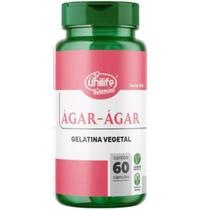 Ágar-Ágar Gelatina Vegetal 60 cápsulas de 600mg