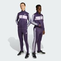 Agasalho Adidas Tiberio 3 Stripes Juvenil Roxo
