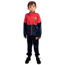 Agasalho Barcelona Set Infantil Vermelho Marinho