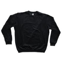 Agasalho Blusa de Moletom Flanelado Leve Unissex Fechado Sem Capuz Masculino / Feminino