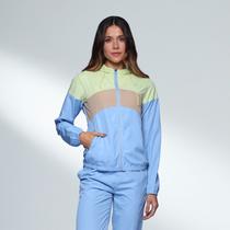 Agasalho Com Capuz e Calça Feminino Treino - AZUL GLACIAL GG Agasalho Com Capuz e Calça Feminino Treino - AZUL GLACIAL GG