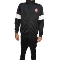 Agasalho conjunto abrigo corinthians trilobal licenciado nf