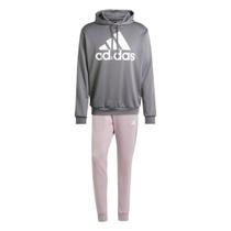 Agasalho Conjunto Adidas Blusa + Calça Big Logo Moletinho Masculina