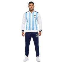 Agasalho Conjunto Argentina Seleção Jaqueta Calça Azul/Branco Copa -