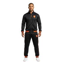 Agasalho Conjunto Holanda Seleção Jaqueta Calça Preto/Laranja Copa - Agasalho Conjunto Holanda Seleção Jaqueta Calça Preto/Laranja Copa -