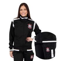 Agasalho Conjunto Jaqueta Calça Feminino Corinthians Trilobal SPR