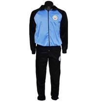 Agasalho Conjunto Masculino Jaqueta Calça Manchester City Preto - SPR