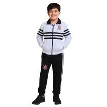 Agasalho Corinthians Infantil Conjunto Microfibra Oficial