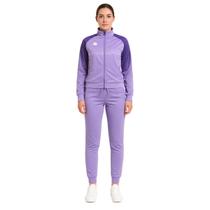 Agasalho Feminino Jaqueta Calça Kappa Trilobal Montty Lilás