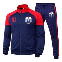 Agasalho Jaqueta Conjunto Calça Masculino Inverno Frio Europeu Copa Seleção Inglaterra