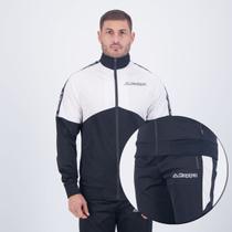 Agasalho Kappa Sport Coutts Preto e Branco