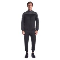 Agasalho Masculino Mizuno Root V Esportivo Preto/Cinza Agasalho Masculino Mizuno Root V Esportivo Preto/Cinza