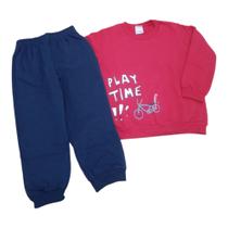 Agasalho moletom flanelado infantil menino malwee kids 4-6-8