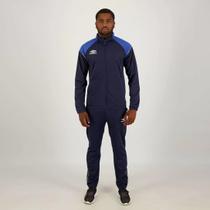 Agasalho Umbro Color Ppe Helanca Masculino - Azul+Marinho