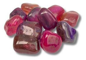 Ágata Rosa Pedra Rolada 100 Gr Paz Interior Store
