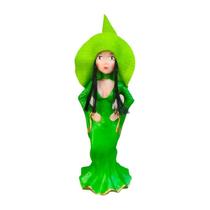 Agatha Feiticeira do Amor Bruxinha Resina Verde Limao Morena