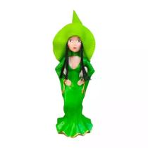 Agatha Feiticeira do Amor Bruxinha Resina Verde Limao Morena