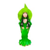 Agatha Feiticeira do Amor Bruxinha Resina Verde Limao Morena