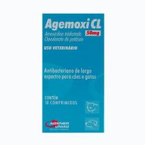 Agemoxi CL 50mg Cães e Gatos - 10 Comprimidos