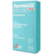 Agemoxi CL 50mg Caixa com 10 Comprimidos Para Cães e Gatos