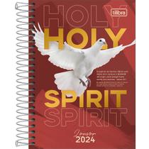Agenda 2024 TILIBRA Bíblica Espiral Diária Louvor 12,9X18,7cm M5