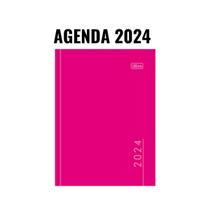 Agenda 2024 TILIBRA Costurada Diária Pepper Rosa M4