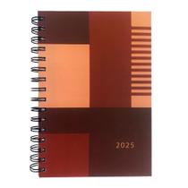 Agenda 2025 Anual Diária Vermelha Executiva 168 Folhas