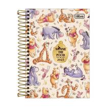 Agenda 2025 Diária Espiral Winnie The Pooh Creme Tilibra