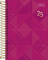 Agenda 2025 Diaria Spot Feminina Espiral M5 Tilibra 200 Fls