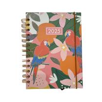 Agenda 2025 Espiral Tropical Glitter