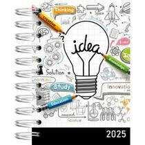 Agenda 2025 Estudante Espiral Capa Dura 100X150MM 160 Folhas