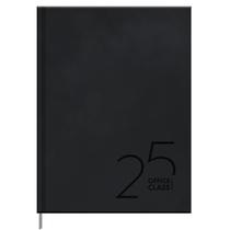 Agenda 2025 Foroni office class preta 135x192mm 176 folhas