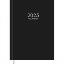 Agenda 2025 Planner Costurada Napoli M3 Preta