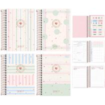 Agenda 2025 Soho Capa Dura Espiral 176 Folhas 129X187 MM Pacote com 5