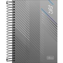 Agenda 2025 Spot Capa Dura Espiral 200 fls. 200 mm x 275 mm - Tilibra - Capa: Cinza