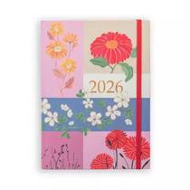 Agenda 2026 ana luiza semanal mesa garden rosa