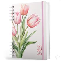 Agenda 2026 Capa Dura Planejamento Semanal Completo Tulipa