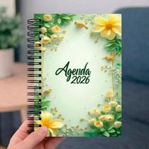 Agenda 2026 Coleção Floral 1 Dia Por Página Tema:16