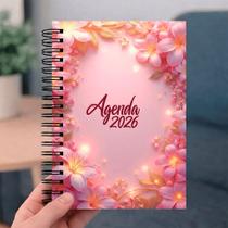 Agenda 2026 Coleção Floral 1 Dia Por Página Tema:8