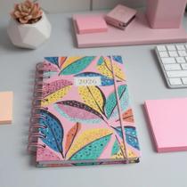 Agenda 2026 Diária Capa Dura Espiral Planner Caderneta Calendário Escolar 336 Páginas