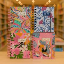 Agenda 2026 Espiral Capa Dura Feminina com Elástico Modelos Sortidos Tropical Agenda 2026 Espiral Capa Dura Feminina com Elástico Modelos Sortidos Tropical