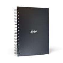 Agenda 2026 executiva diária capa dura 168 folhas cor:preto Agenda 2026 executiva diária capa dura 168 folhas cor:preto