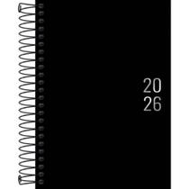 Agenda 2026 Executiva Espiral Napoli M5 Preta 12,9x18,7cm Agenda 2026 Executiva Espiral Napoli M5 Preta 12,9x18,7cm